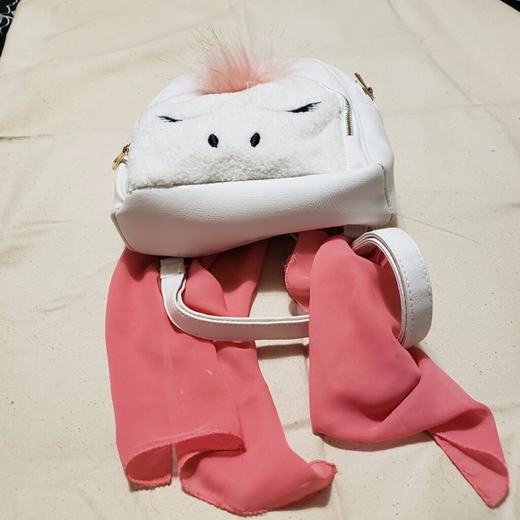 White Unicorn Mini Backpack - Picture 4 of 8